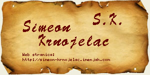 Simeon Krnojelac vizit kartica